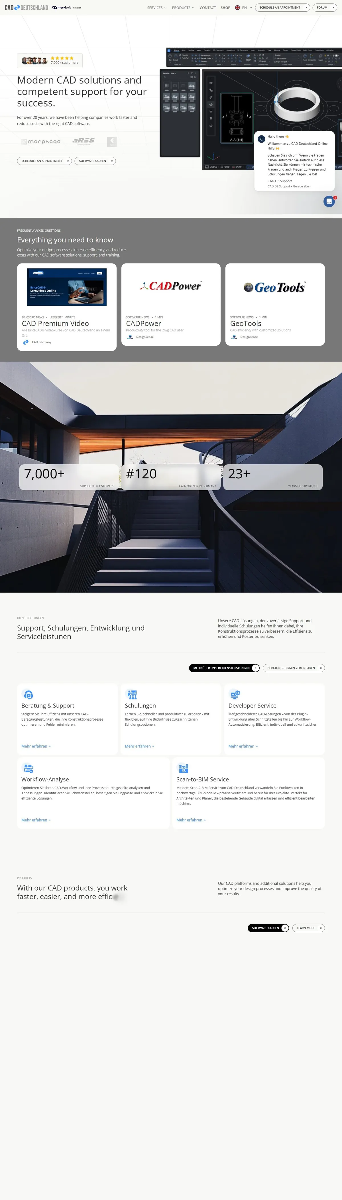 CAD Germany — B2B Software, full live page